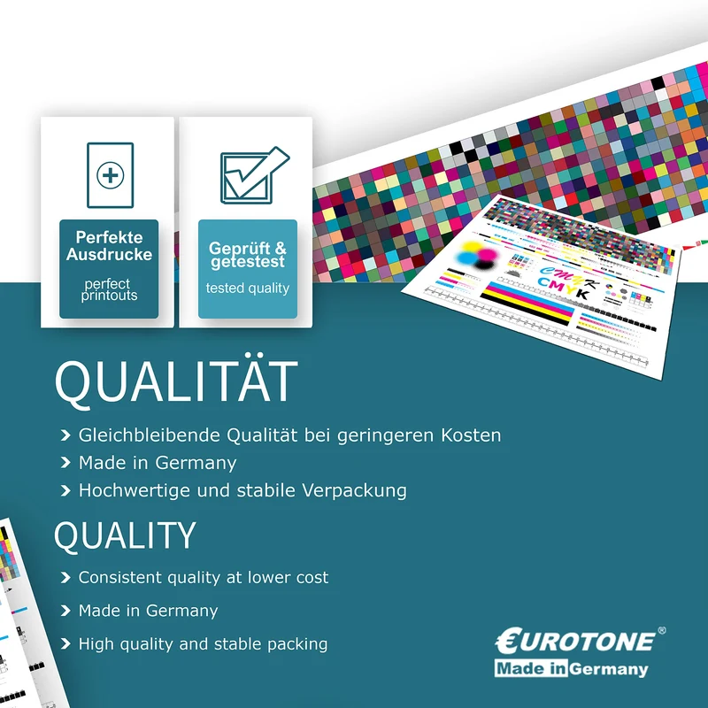 10x Eurotone inktcartridges compatibel met Epson 502XL – voor Epson Expression Home XP-5100, Epson Expression Home XP-5100-serie