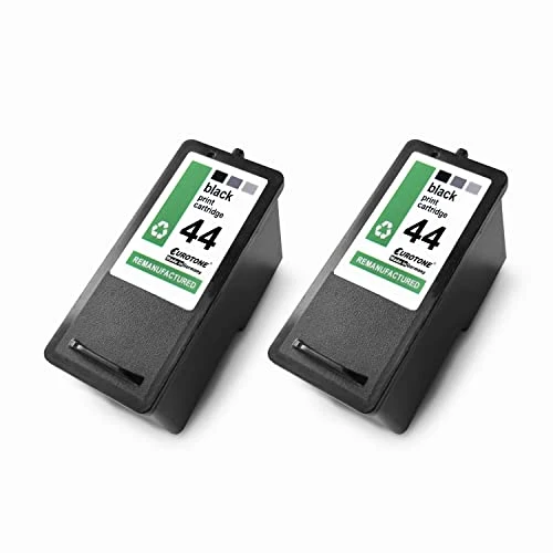 2x Eurotone inktcartridges compatibel met Lexmark 44XL – Zwart – voor 18Y0144E
