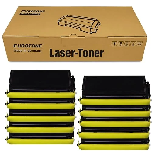 10x Eurotone toner cartridges compatible with Brother TN-3060 – Black – for Brother DCP-8040, Brother DCP-8040 LT