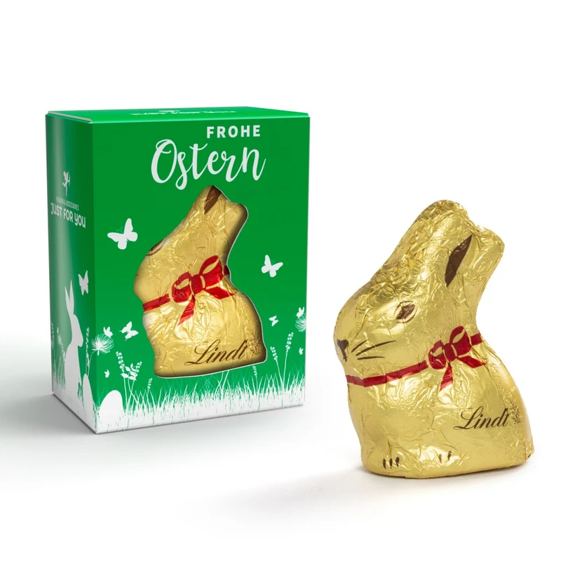Lindt Mini Goldhase in Osterkartonage