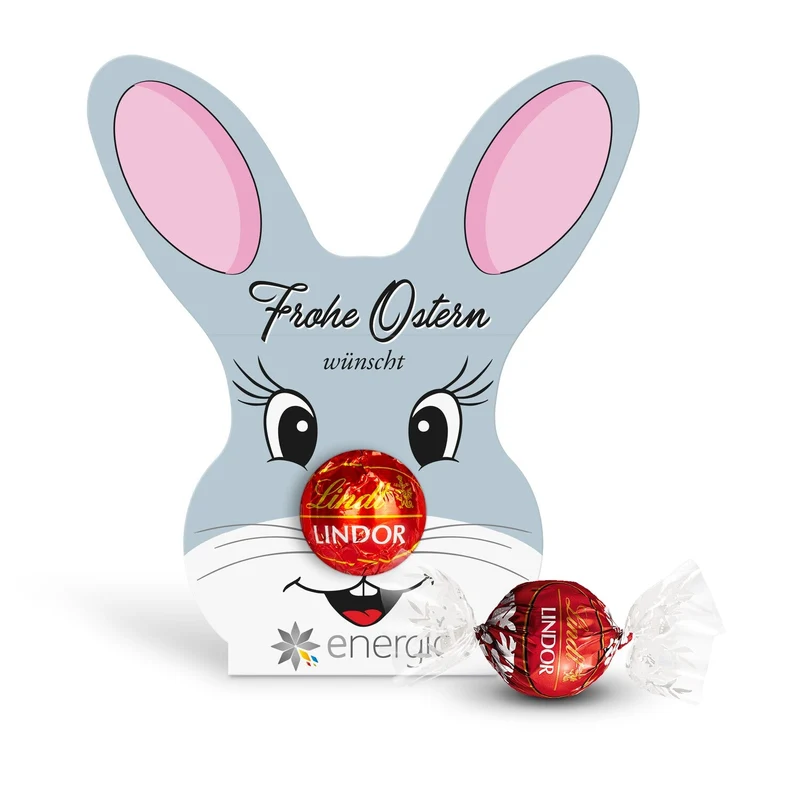 Lindt Lindor Kugel in Osterhasenkartonage