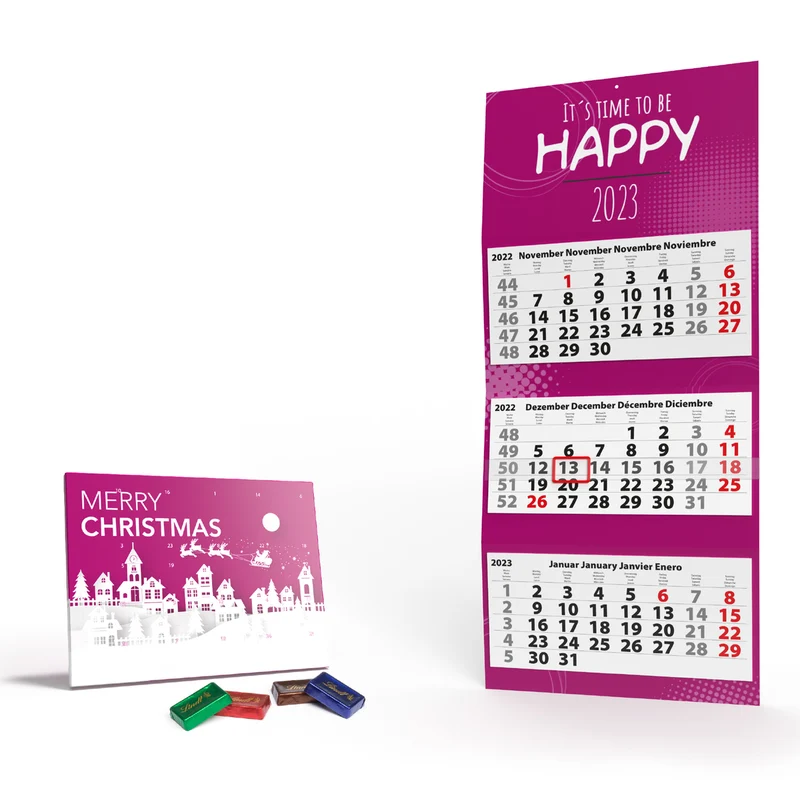 FSC®-Lindt Jahreskalender + Adventskalender