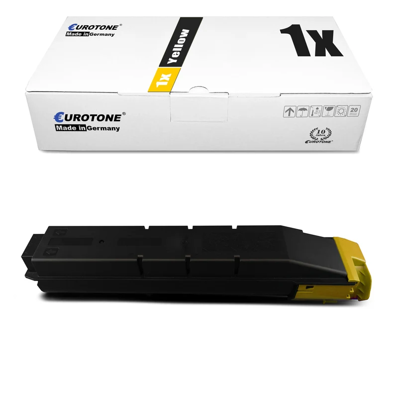 1x toner alternatif pour Triumph-Adler 654510016 jaune