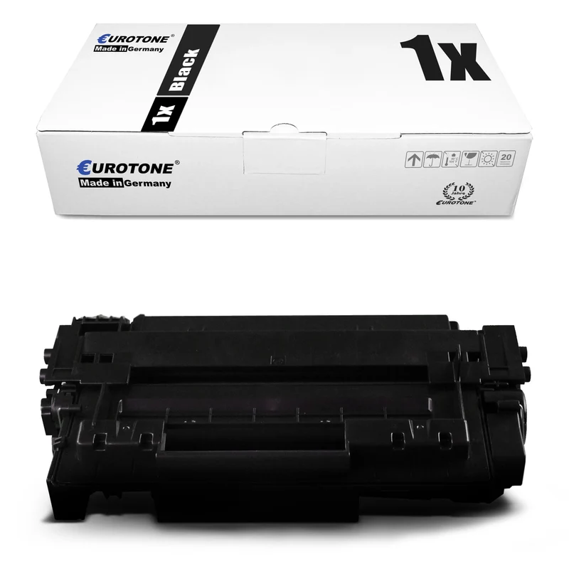 1x alternatieve toner voor HP CE255A 55A zwart