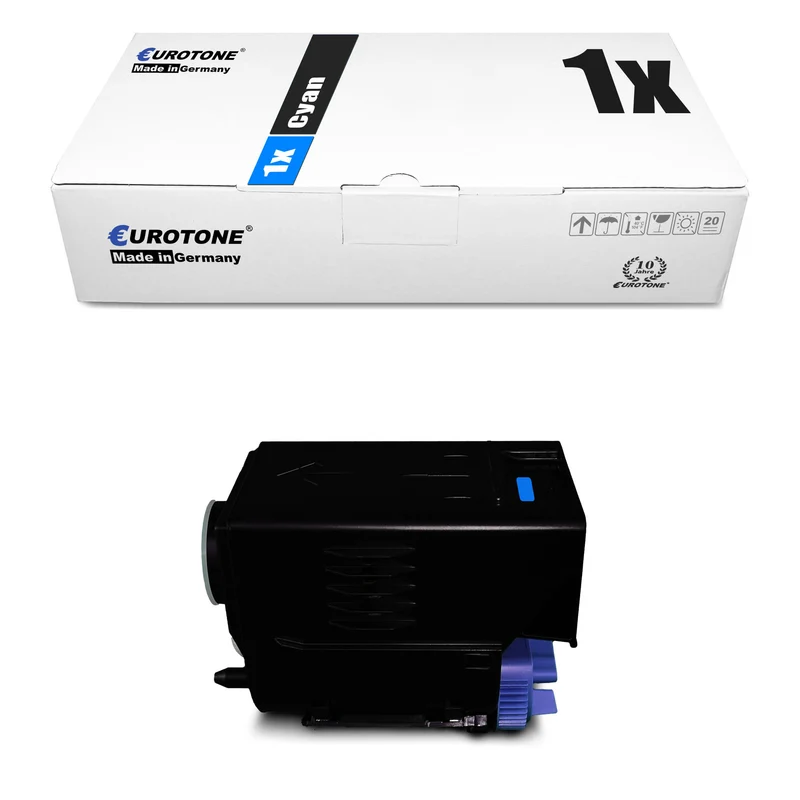 1x toner alternativo per Canon 0453B002 C-EXV 21 C ciano