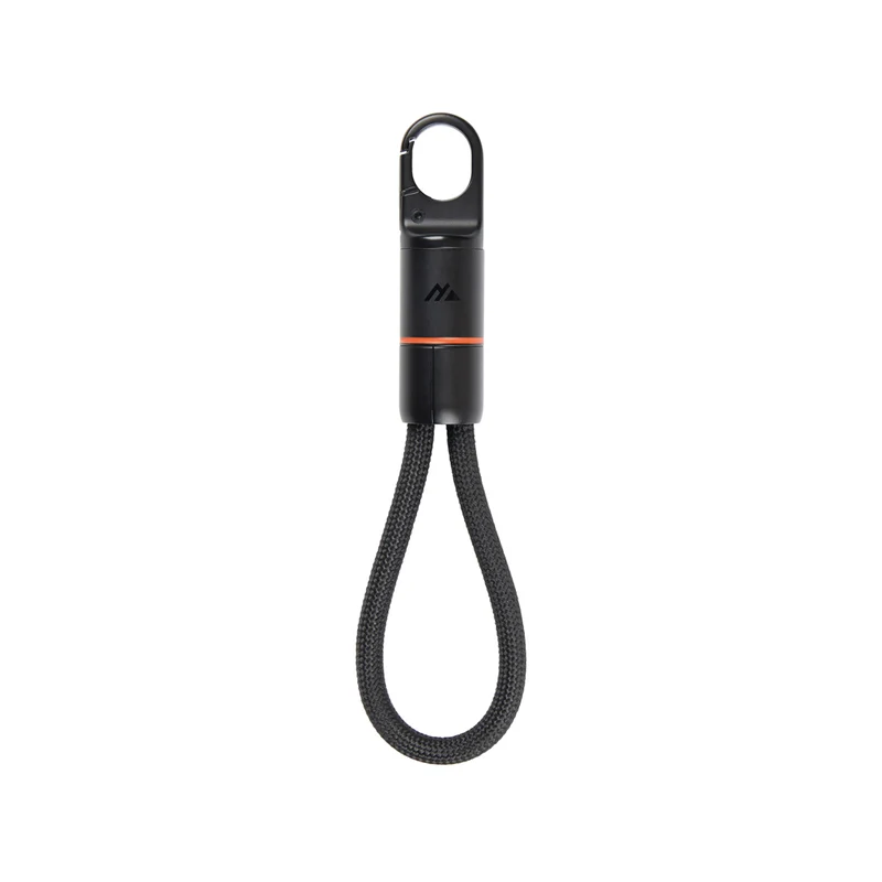 Nordic Drift Everest USB-C 60W-Schnellladekabel m. Karabiner