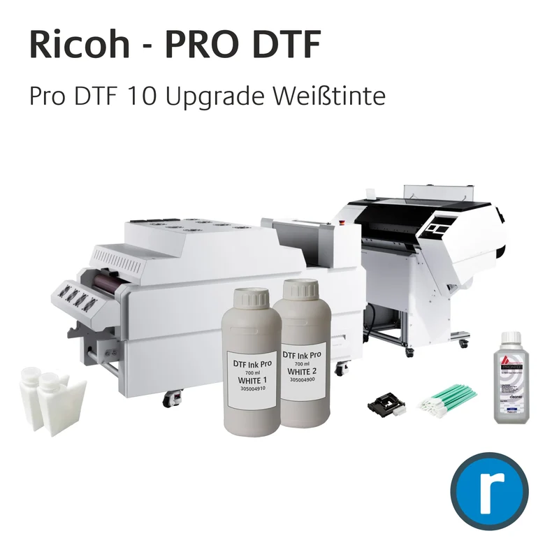Pro DTF 10 Vor-Ort-Umstellung auf neue Pro-Weiß-Tinten