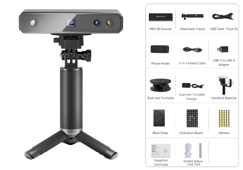 Revopoint MINI 3D Scanner - Premium Package