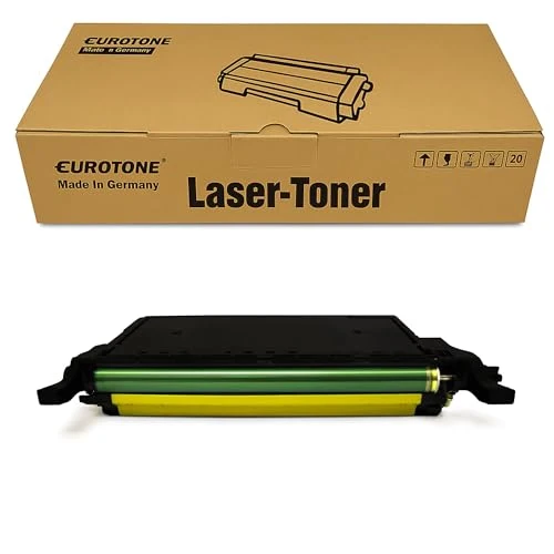 Тонер Eurotone, совместимый с Samsung CLT6092 – желтый.