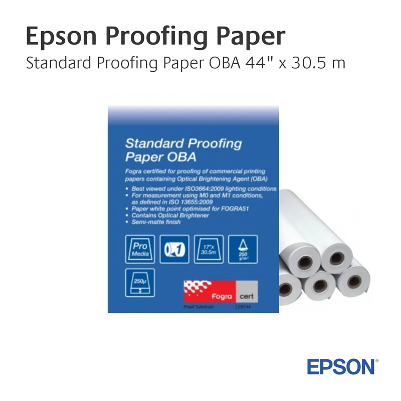 Epson Standard Proofing Paper OBA 44" x 30.5 m
