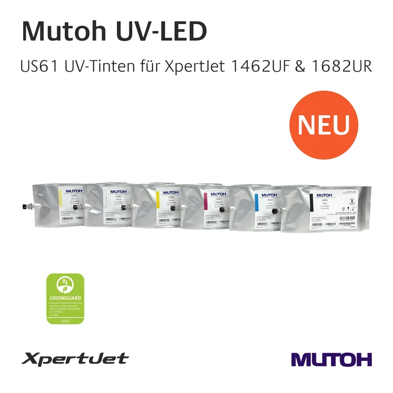 Mutoh - US61 LED-UV - Tinten