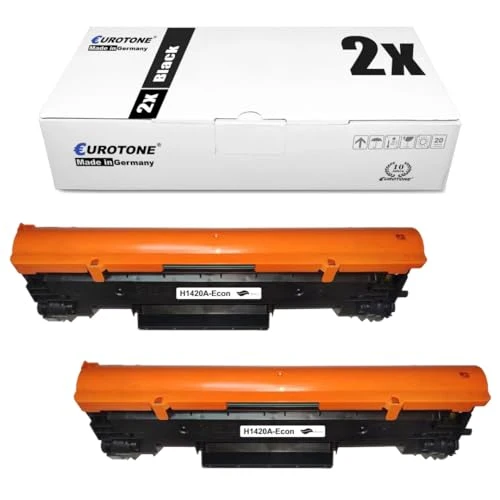 2 cartouches de toner Eurotone compatibles avec HP M110W – Noir – pour M140W, M139W