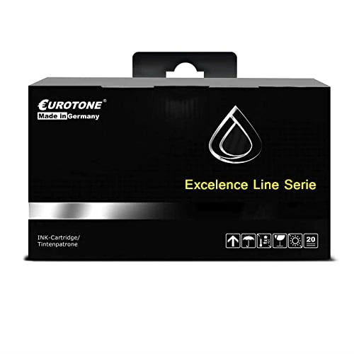 Cartouche d'encre Eurotone compatible avec Canon 24BK – Noir – pour Brother Mini 19 Biz-SL, Brother DCP-J 1200 DW