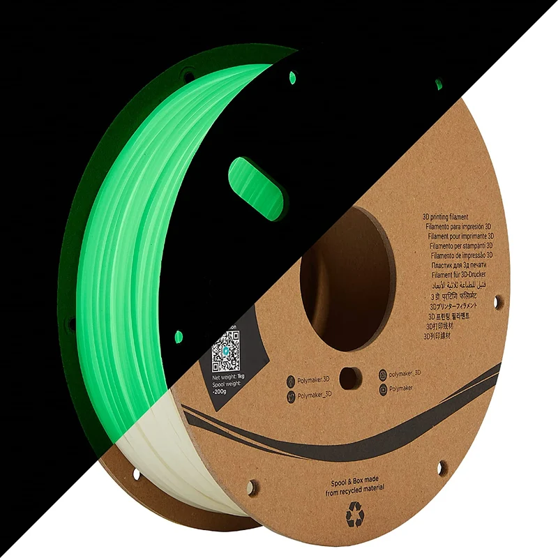 Polymaker PolyLite PLA Glow in the Dark Green 1,75mm 1000g