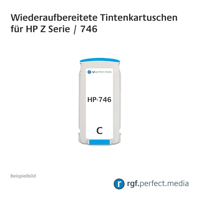Wiederaufbereitete Tintenkartuschen No.746 Serie kompatibel für Hewlett Packard Z Serie