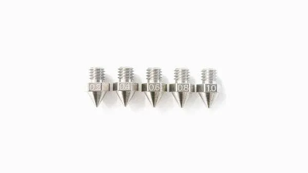 Raise3D E2, Pro2 und Pro3 Serie V3H Nozzle 0,2mm / 0,4mm / 0,6mm / 0,8mm / 1,0mm