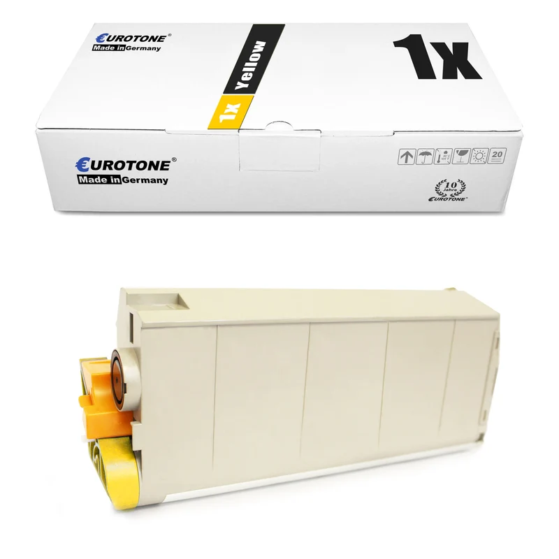 1x alternatieve toner voor OKI 46507613 geel geel