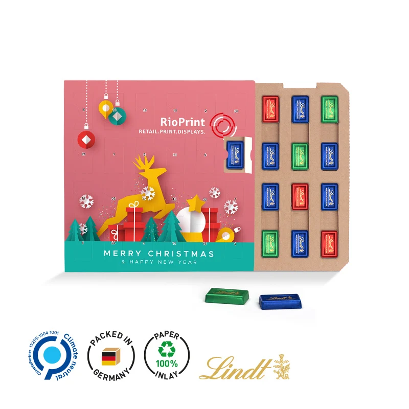 Täfelchen Adventskalender Eco Papierblister