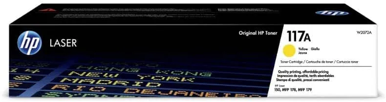 1x оригинальный тонер HP W2073A красный пурпурный 117A