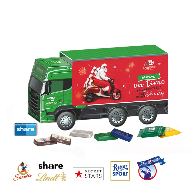 FSC-zertifizierter LKW Adventskalender