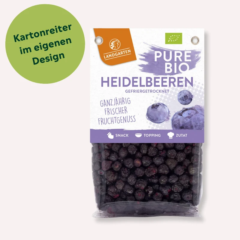 Getrocknete Bio Heidelbeeren