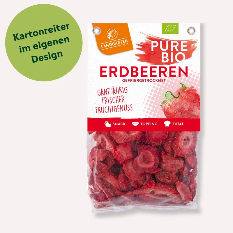 Getrocknete Bio Erdbeeren