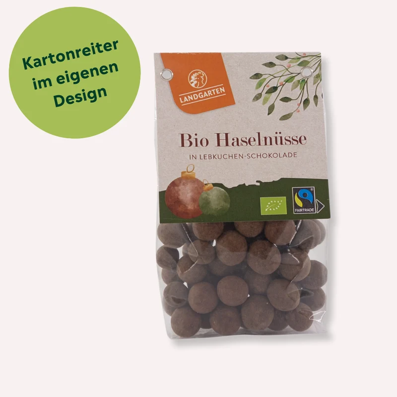 Bio Haselnüsse in Lebkuchenschoko