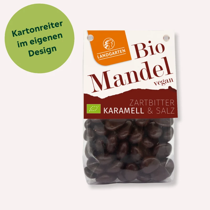 Bio geröstete Mandeln mit Karamell