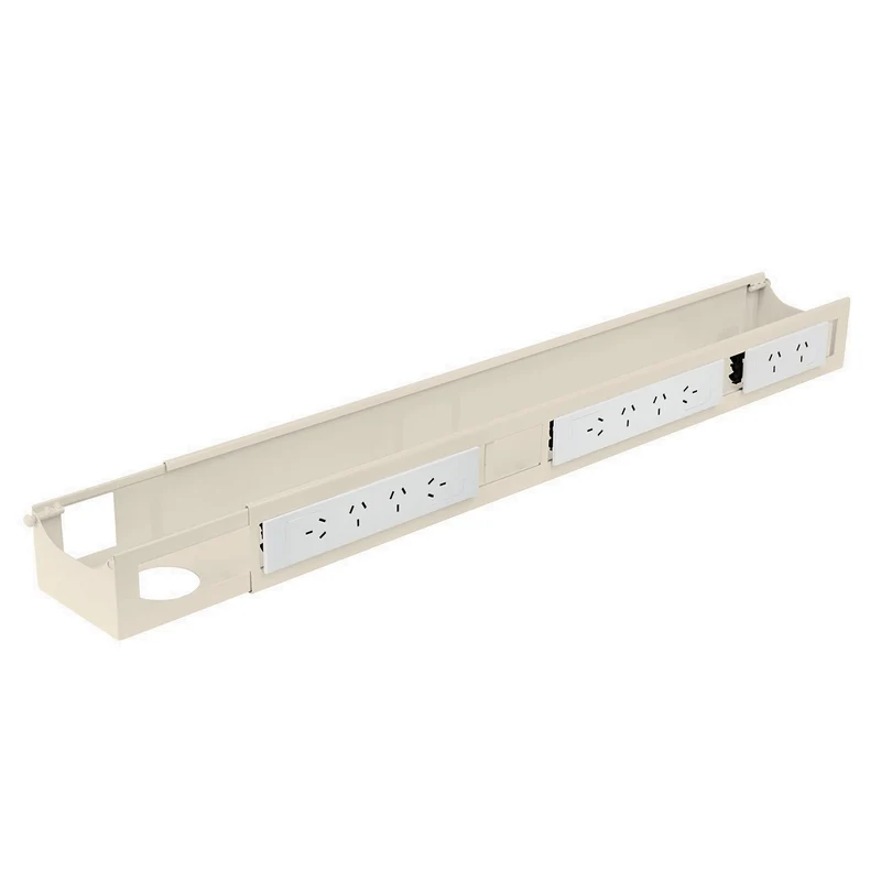 Quad Frame Channel + Mounting Bracket - Wheat / 10 Plugs