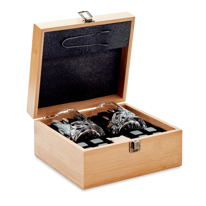 Inverness Whisky Set in Bambus Box