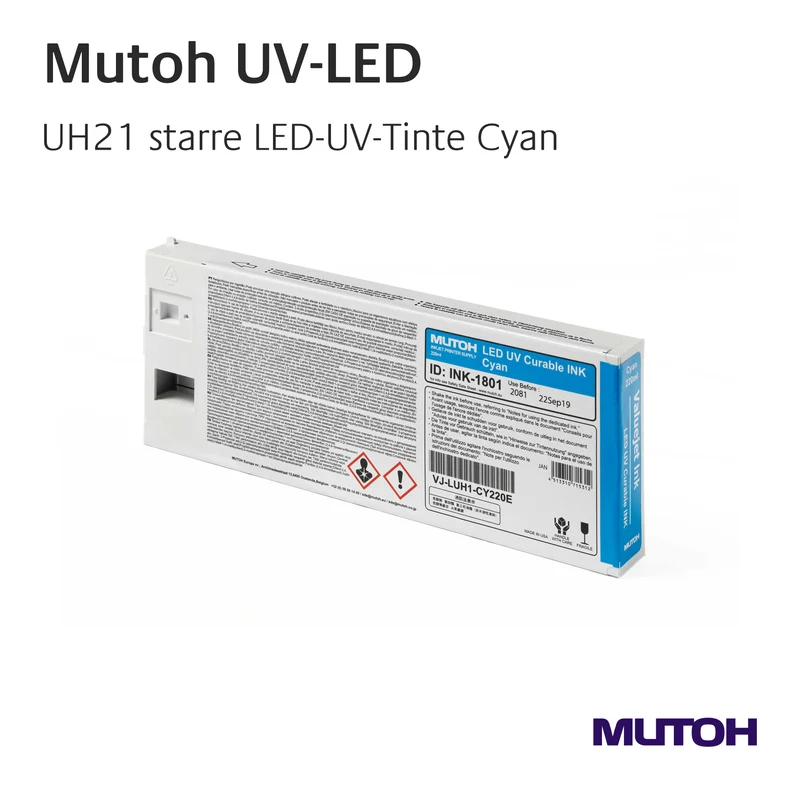 Mutoh - UH21 starre LED-UV - Tinten