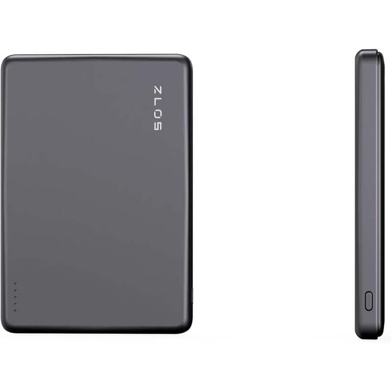 ZLOS 5000mAh 15W Ultra-Thin Mini Power Bank