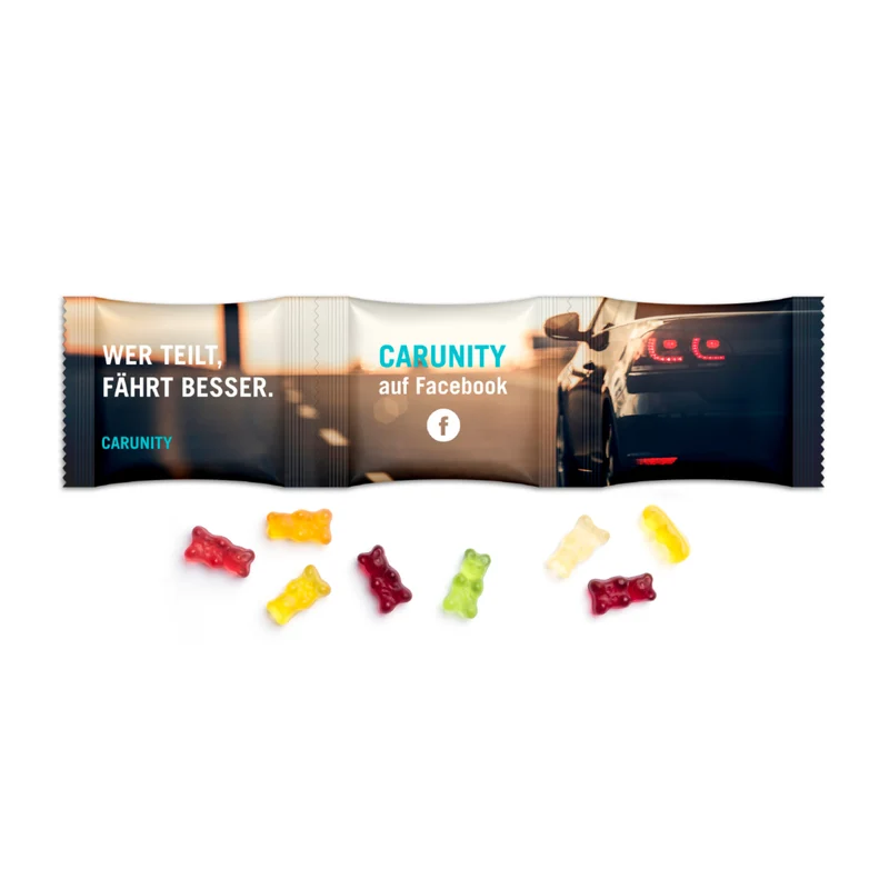 3er Reihe Gummibärchen