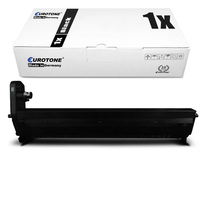 1x alternatieve trommel voor OKI 43870024 zwart