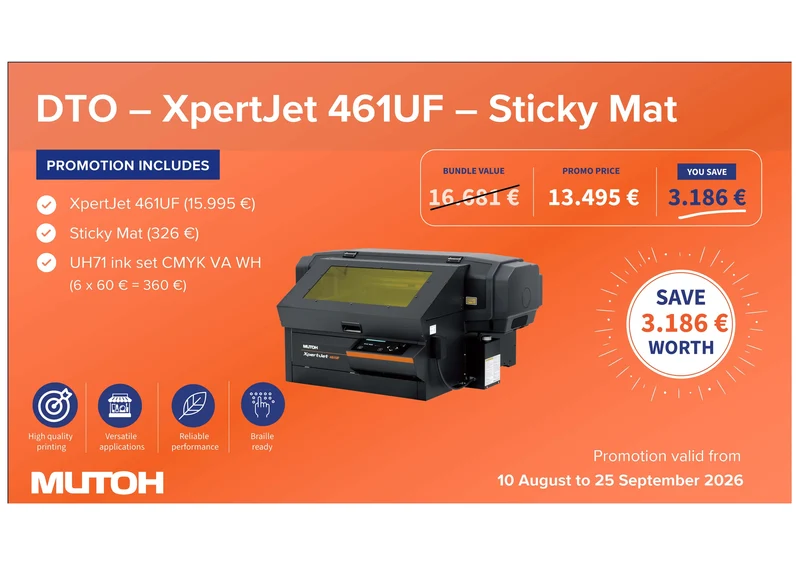 Mutoh - XpertJet 461UF - Sonderpreise bis 25.09.26