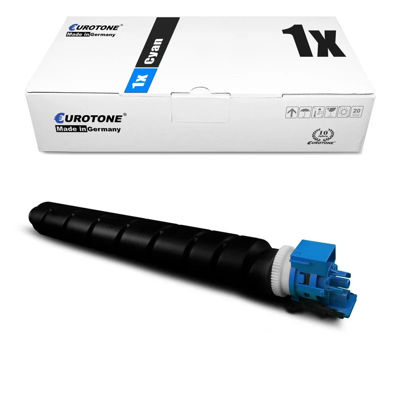 1x alternatieve toner voor Utax CK8514C blauw cyaan 1T02NDCUT1