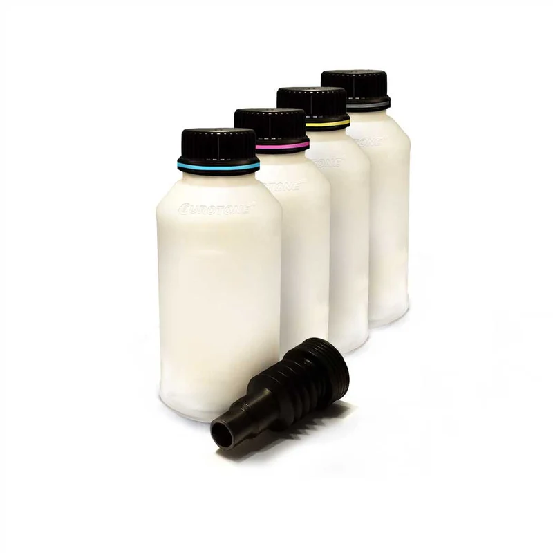 4x poudre de recharge alternative pour Triumph-Adler 652010016 652010010 652010014 652010011: noir + cyan + magenta + jaune