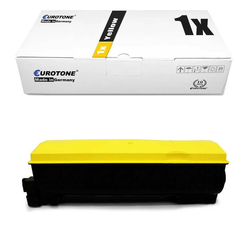 1x toner alternatif pour Triumph-Adler 4452110016 jaune
