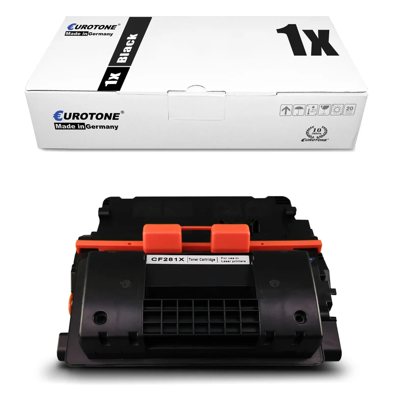 1x toner alternativo per HP CF281X 81X nero