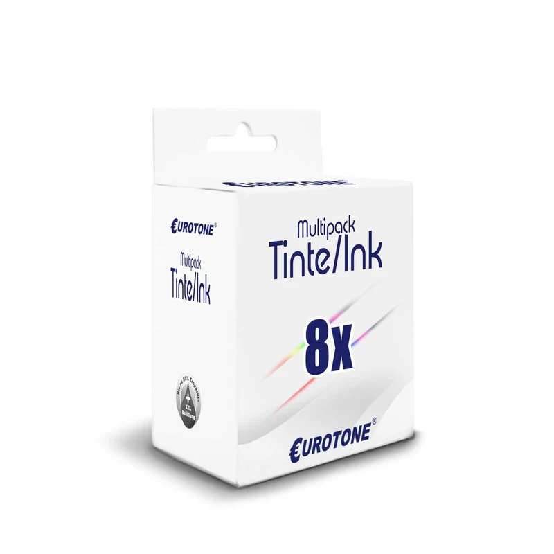 8 cartucce di inchiostro alternative per HP 40 + 44: 2x 51640A nero + 2x 51644C ciano + 2x 51644M magenta + 2x 51644Y giallo