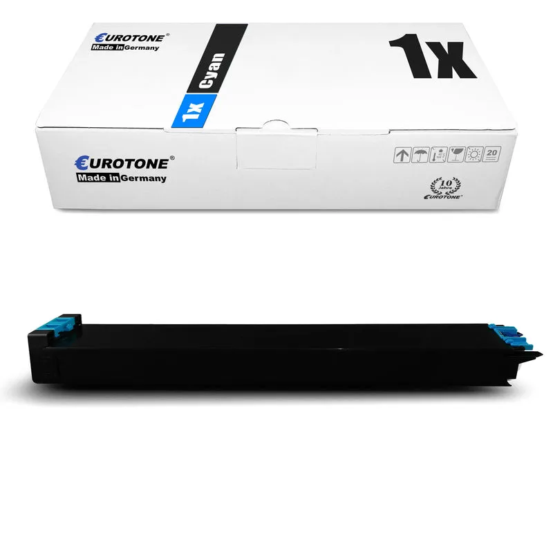 1x toner alternatif pour Sharp MX-61GTCA cyan