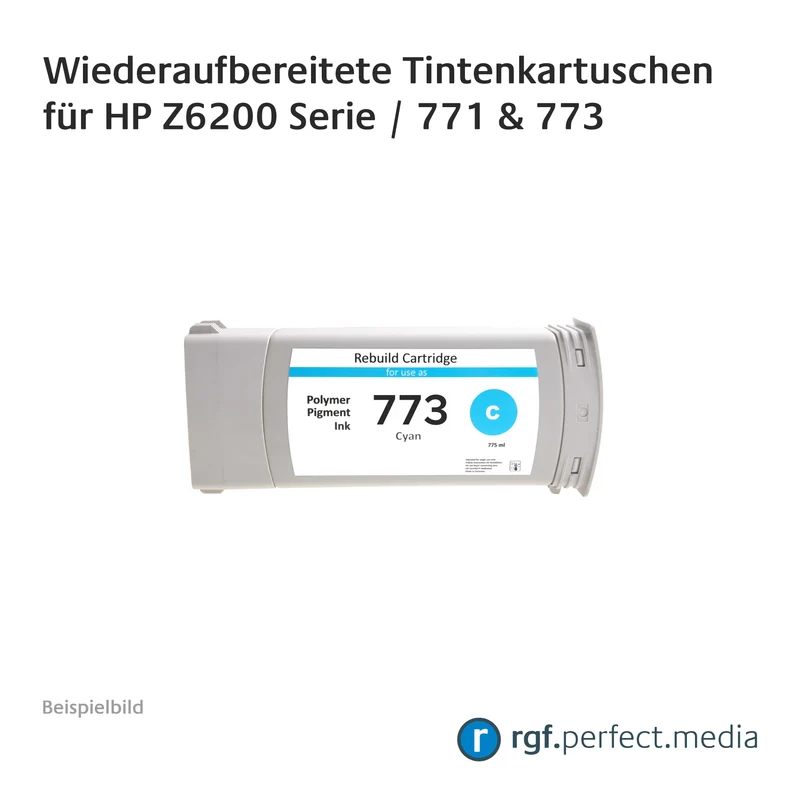 Wiederaufbereitete Tintenkartuschen No.771 + No.773 Serie kompatibel für Hewlett Packard Z6200 Serie