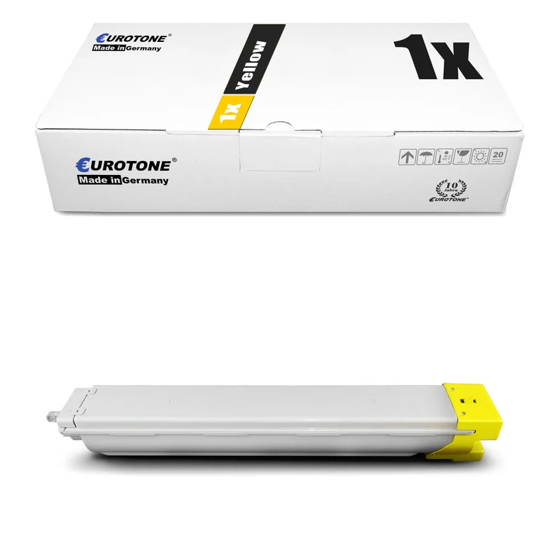 1x Toner alternatif pour Samsung CLT-Y808S Jaune Jaune SS735A