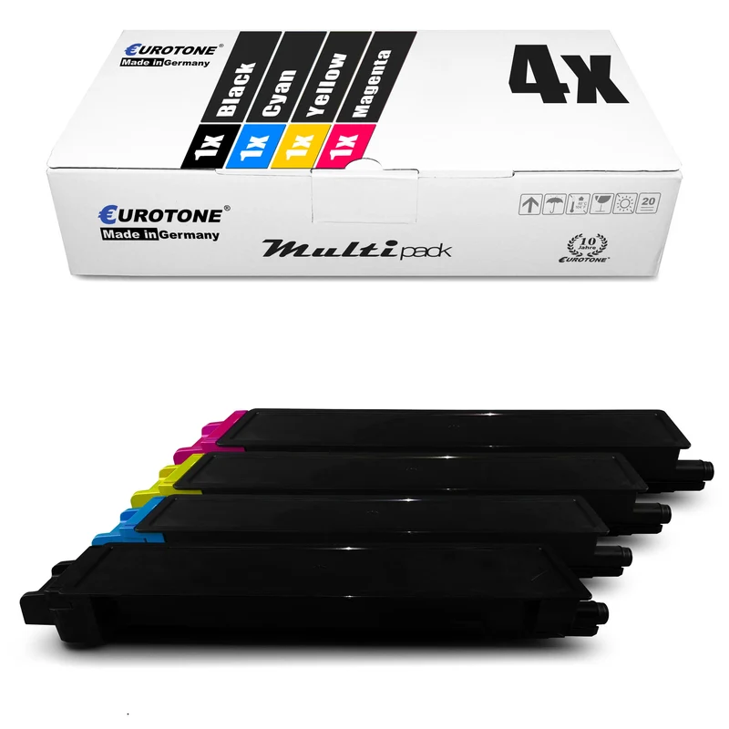 4x Toner alternatif pour Kyocera TK8115K noir + TK8115C cyan + TK8115M magenta + TK8115Y jaune 1T02P3CNL0 1T02P30NL0 1T02P3BNL0 1T02P3ANL0