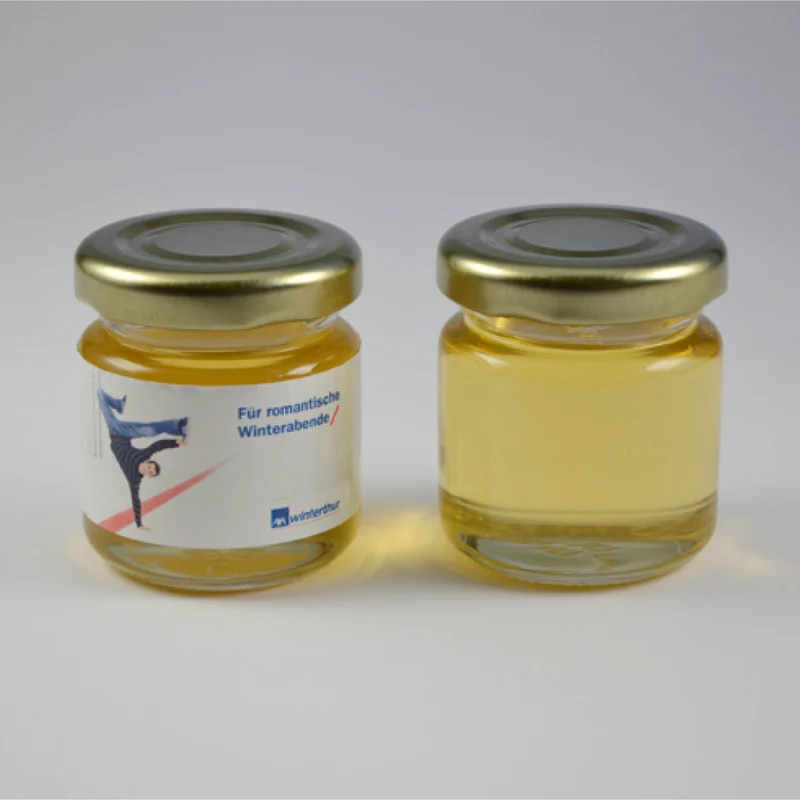 Blütenhonig im Glas