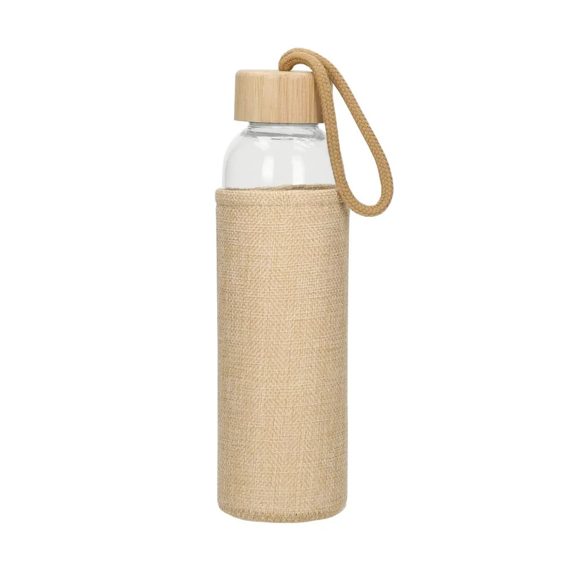 Glasflasche mit Hülle