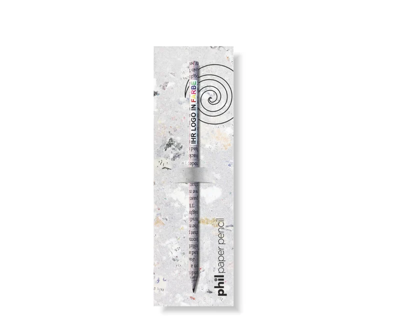 Stift aus Zeitungspapier