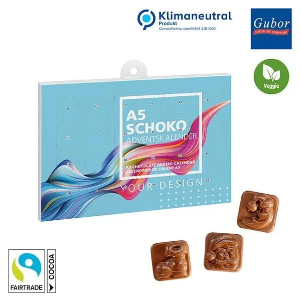 A5 Schokoladen Adventskalender