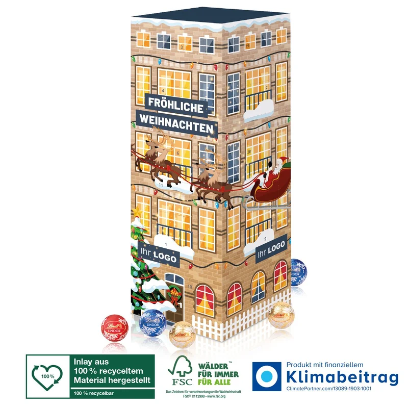 Adventskalender Lindt „Turm“