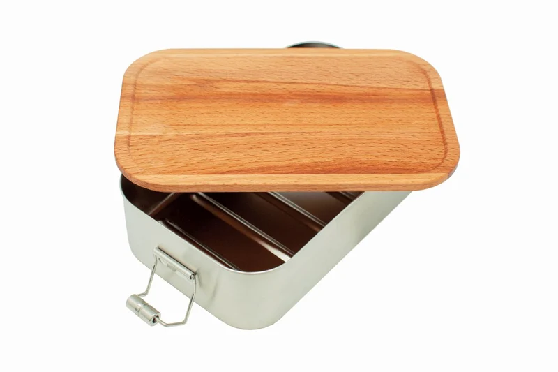 Buchenholz-Edelstahl Lunchbox